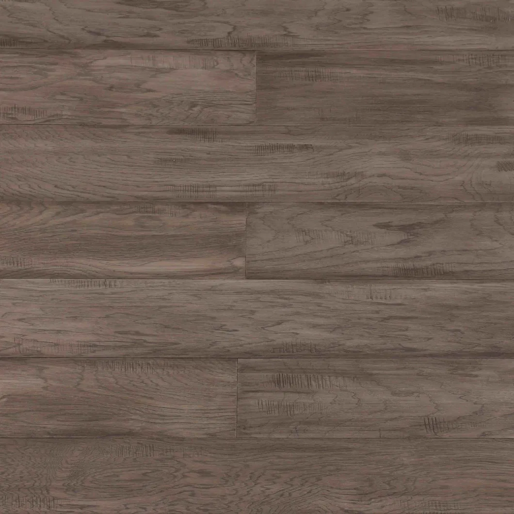 Glazed & Handscraped Finish Hickory Timber Engineered Hardwood Flooring