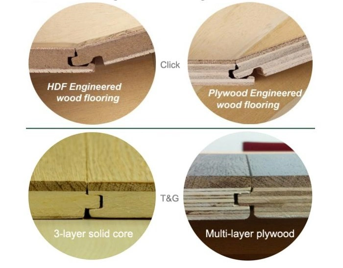 100% New Material Teak Engineered Wood Flooring on Sale