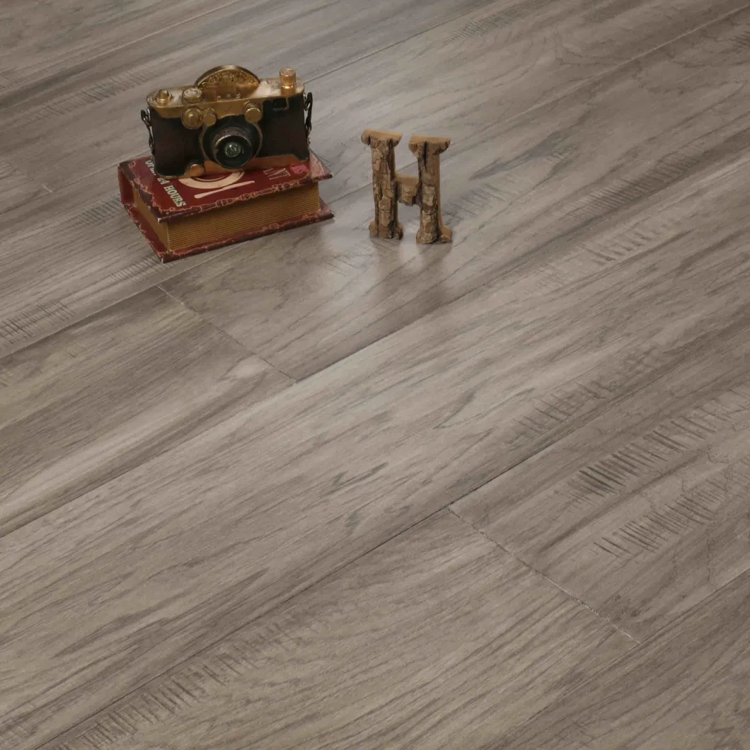 6 Colors Glazed Finish Hickory Timber Engineered Hardwood Flooring