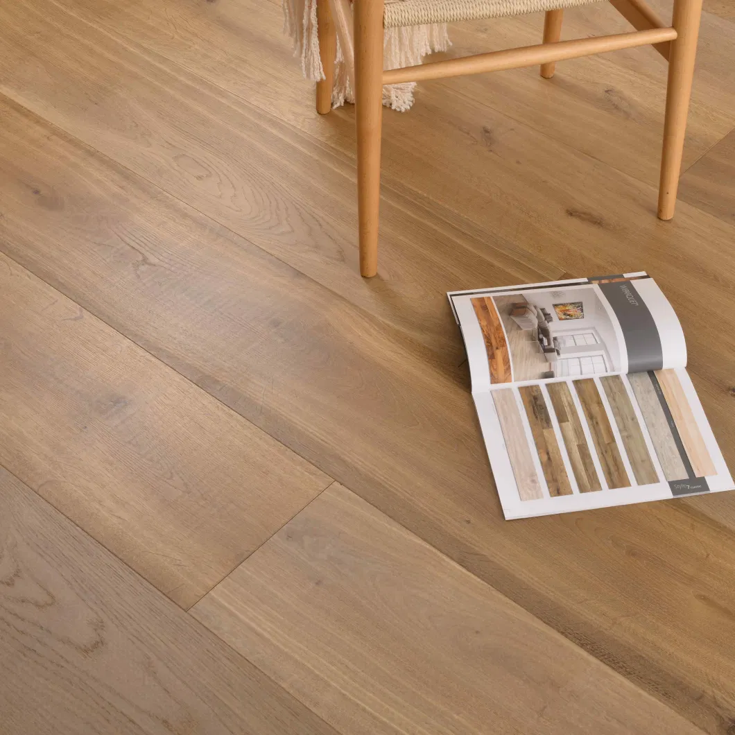 Smoked Classic Natural European Oak Engineered Parquet Wood Flooring