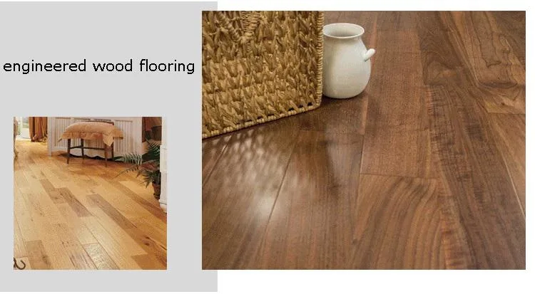 Rustic Vintage Floating Floor Parquet 12mm Wear Resistant Indoor HDF Engineered European Oak Hardwood Flooring