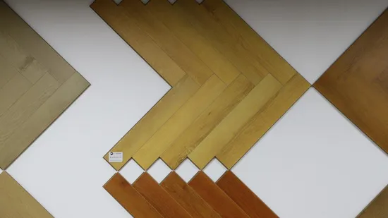 Plancher stratifié à texture en bois de chêne HDF d'ingénierie