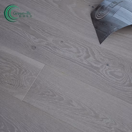Greenvills Fumé Blanc Limed Brossé Engineered Oak Parquet/Parquet/Chêne Parquet avec CE/Carb/FSC